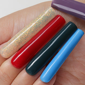 RAINBOW UNICORN-DIP POWDER KIT WITH MANICURE TOOLS (2 IN 1 ACRYLIC DIP )